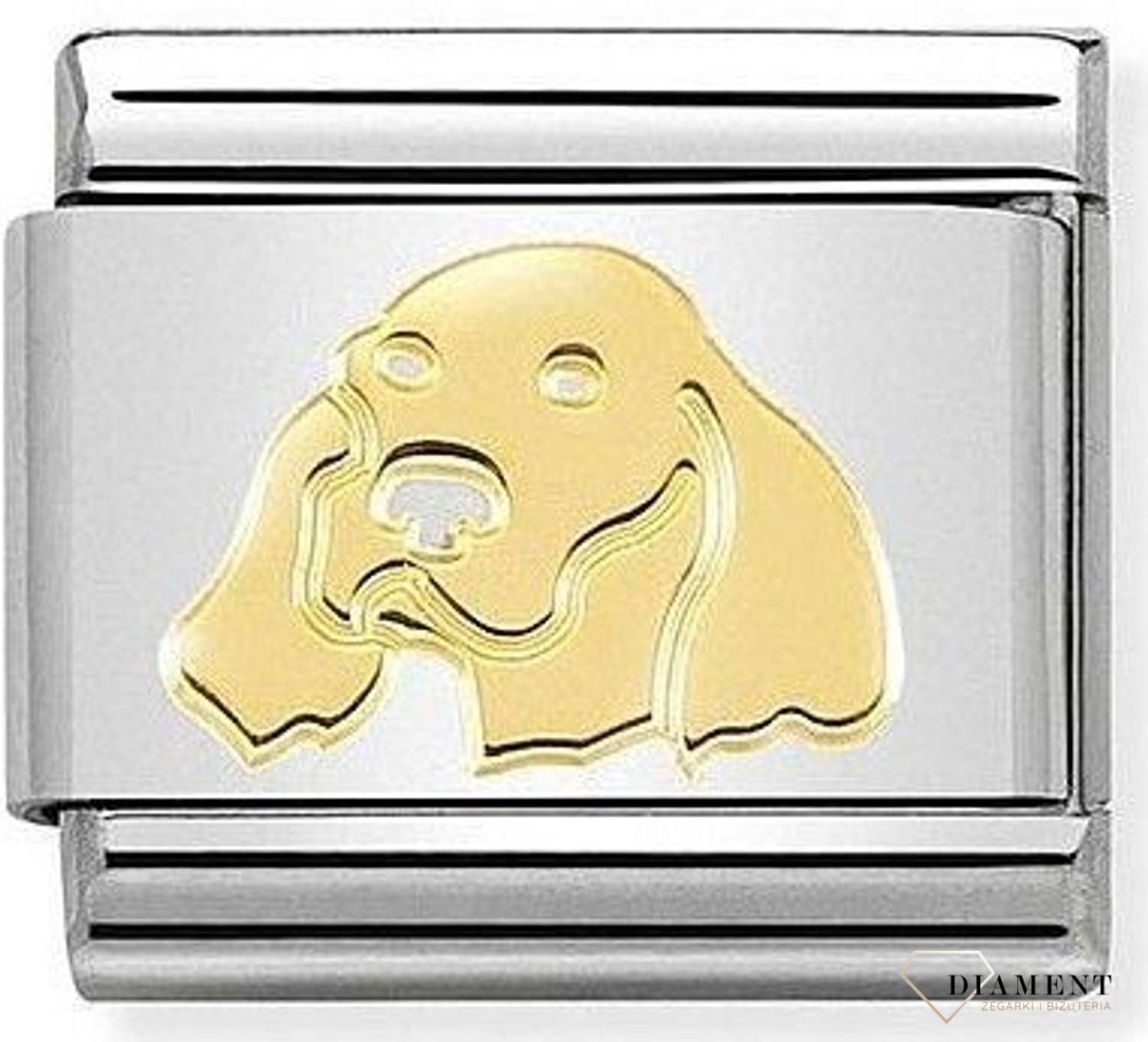 Nomination - Link 18K zawieszka złoto 'Pies irlandzki seter' 030162 55 biżuteria nomination nomination zawieszki nomination baza.jpg